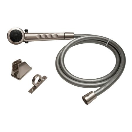 DURA FAUCET RV SHOWER HEAD & HOSE - BRUSHED SATIN NICKEL DF-SA130-SN